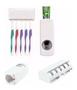 Imagem de Dispenser Aplicador Dental Creme  Suporte 5 Escovas Banheiro - Abelhuda Presentes