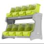 Imagem de Dispenser Balcão Móvel Pdv Display 8X3,8Lts Plast Pet Verde