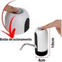 Imagem de Dispenser de Agua Bebedouro Bomba Elétrica Garrafão Com Led  Com Um Click - GoldenUltra