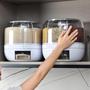 Imagem de Dispenser De Alimentos Giratório Com 6 Divisões Rotativo De 360 Graus