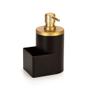 Imagem de Dispenser De Detergente Com Suporte Para Bucha 600 ML Dourado