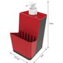 Imagem de Dispenser De Detergente Com Válvula Dosadora Chumbo/vermelho