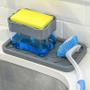 Imagem de Dispenser Detergente 2 Em 1 Esponja Limpeza Louça Dosador