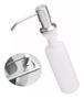 Imagem de Dispenser Detergente Inox Porta Sabonete Liquido Embutir 330 ML