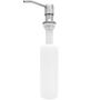 Imagem de Dispenser Detergente Porta Sabonete Liquido Embutir de Aço Escovado Para Balcões e Pias 350ml