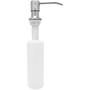 Imagem de Dispenser Detergente Porta Sabonete Liquido Embutir de Aço Escovado Para Balcões e Pias 350ml
