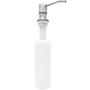 Imagem de Dispenser Detergente Porta Sabonete Liquido Embutir de Aço Escovado Para Balcões e Pias 350ml