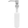 Imagem de Dispenser Detergente Porta Sabonete Liquido Embutir de Aço Escovado Para Balcões e Pias 350ml