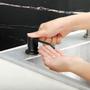 Imagem de Dispenser Dosador Embutir Mangueira Flexivel Sabao Detergente Liquido Suporte Pia Cozinha Banheiro Tanque Lavanderia