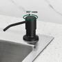 Imagem de Dispenser Dosador Embutir Mangueira Flexivel Sabao Pia Cozinha Banheiro Tanque Lavanderia Detergente Liquido Suporte