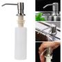 Imagem de Dispenser Dosador sabao Detergente Embutir Sabonete Liquido escovado cozinha banheiro