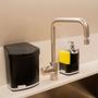 Imagem de Dispenser para Detergente Organizador de Pia Cozinha 500ml Preto e Cromado Future