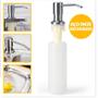 Imagem de Dispenser para Embutir Detergente Inox Porta Sabonete Líquido Pia 350ml