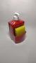 Imagem de Dispenser Porta Detergente 550ml com Esponja Vermelho - UniBrasil