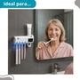 Imagem de Dispenser Porta Escova UV com Dispenser Automático  Funcional e Prático