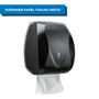 Imagem de Dispenser Porta Papel Toalha Interfolha Velox Suporte De Parede Toalheiro Resistente Banheiros Lavabos