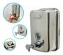 Imagem de Dispenser Porta Sabonete Líquido 500ml Manual Inox