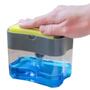 Imagem de Dispenser Sabão 2X1 Detergente Suporte Porta Esponja Binde
