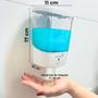 Imagem de Dispenser Sabonete Líquido Álcool Gel 600 ml Automático com Sensor de Parede Importway Iwdsa-600