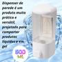 Imagem de Dispenser Suporte Porta Sabonete Líquido álcool Gel Detergente Fixar Parede Banheiro Academia Escritorio 500ml Kit 10Un