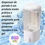 Imagem de Dispenser Suporte Porta Sabonete Líquido álcool Gel Detergente Fixar Parede Banheiro Academia Escritorio 500ml Kit 2Un