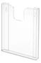 Imagem de Display A4 Acrílico Porta Folha Parede Prontuário Kit 4 Pcs
