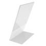 Imagem de Display Acrílico Porta Folha Papel A6 L Vertical Balcão Mesa