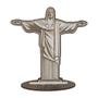 Imagem de Display com Base Cristo Redentor 16cm Madeira Mdf