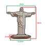 Imagem de Display com Base Cristo Redentor 16cm Madeira Mdf
