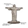 Imagem de Display com Base Cristo Redentor 16cm Madeira Mdf