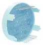 Imagem de Display Microondas Philco Pme31 Redondo Led Azul Ylc070amb