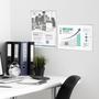 Imagem de Display Parede Quadro Avisos Porta Folhas A2 Acrílico Vert