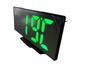 Imagem de Display relógio de led espelho calendario alarme 5v USB mesa-traseira preta