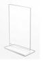 Imagem de Display T 21x30cm A4 Expositor Balcão Mesa Bar Folha 6 Peças