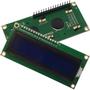 Imagem de Display tela visor LCD 16x2 1602 com Blacklight Fundo Azul, e pinos conector (Soldados) Ideal para Arduino, Robotica