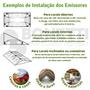 Imagem de Dispositivo para Afastar Pombo com 1 Emissor Repele Pássaros Áreas Externas Varandas Modelo Rep01