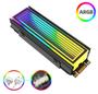 Imagem de Dissipador de Calor SSd M2 Nvme Led Infinito Argb 5v 3pin