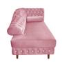 Imagem de Divã Chesterfield Juliette 160Cm Pés Chanfrado Rose