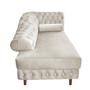 Imagem de Divã Chesterfield Juliette 160Cm Pés Chanfrado Veludo Nude