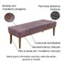 Imagem de Divã Recamier Banco Base Madeira Para Quarto Gênova 195cm Veludo Uva S04 - D'rossi