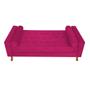 Imagem de Divã Recamier Sofá Félix 120 cm Suede Pink - AM Decor