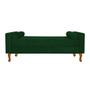 Imagem de Divã Recamier Sofá Félix 160 cm Suede  Verde - AM Decor