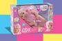 Imagem de Diver New Born Little Faz Xixi Macacão - Divertoys - boneca menina (8211)