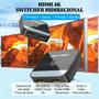 Imagem de Divisor de Sinal HDMI Com Switch 2 Portas Bidirecional 4K
