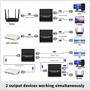 Imagem de Divisor Ethernet 1 a 2, Switch 2 Portas Gigabit Ethernet 1000Mbps RJ45