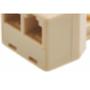 Imagem de Divisor Femea Dupla Para Plug Rj11 874 - Kit C/10