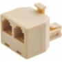 Imagem de Divisor Femea Dupla Para Plug Rj11 874 - Kit C/10