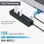 Imagem de Divisor USB de alta velocidade para Lenovo Xiaomi Macbook Pro, Hub USB 3.0, Multiport 3.0, 4 Port, 7 Portas, Acessórios