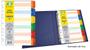 Imagem de Divisoria P/ Fichario Colorida Plast. Pvc 6 Unidades ACP C/2