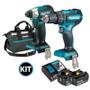 Imagem de Dlx2416x1 Kit Combo De Ferramentas Dhp485 + Dtd157 18v Makita